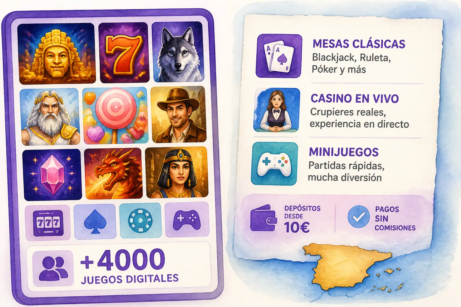 Juegos y Slots de MyStake Casino en España visual guide for MyStake Casino